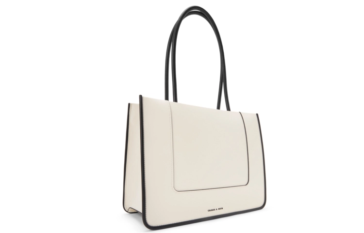 CHARLESKEITH ck Tote CreamNavyOrange