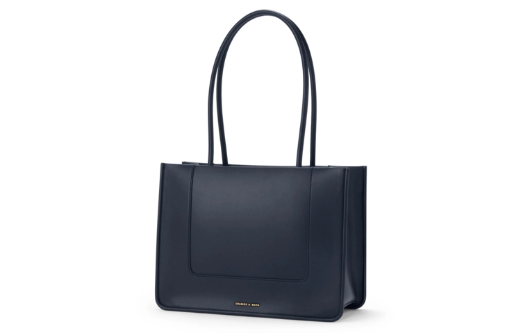 CHARLESKEITH ck Tote CreamNavyOrange