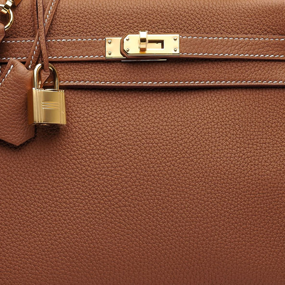 HERMES Kelly 25 Togo 37 Gold