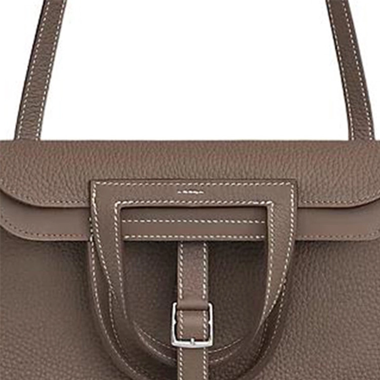 HERMES Halzan 25 Clemence 18 Etoupe