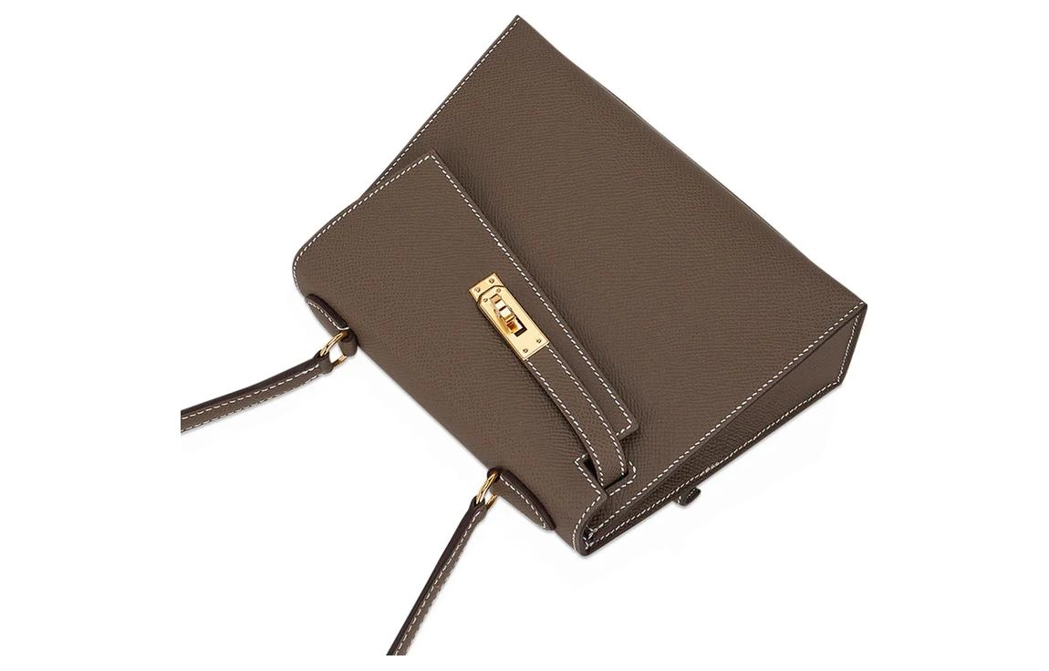 HERMES Kelly 20 disorder Epsom 18 Etoupe
