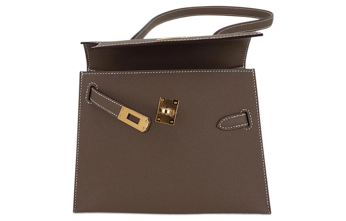 HERMES Kelly 20 disorder Epsom 18 Etoupe
