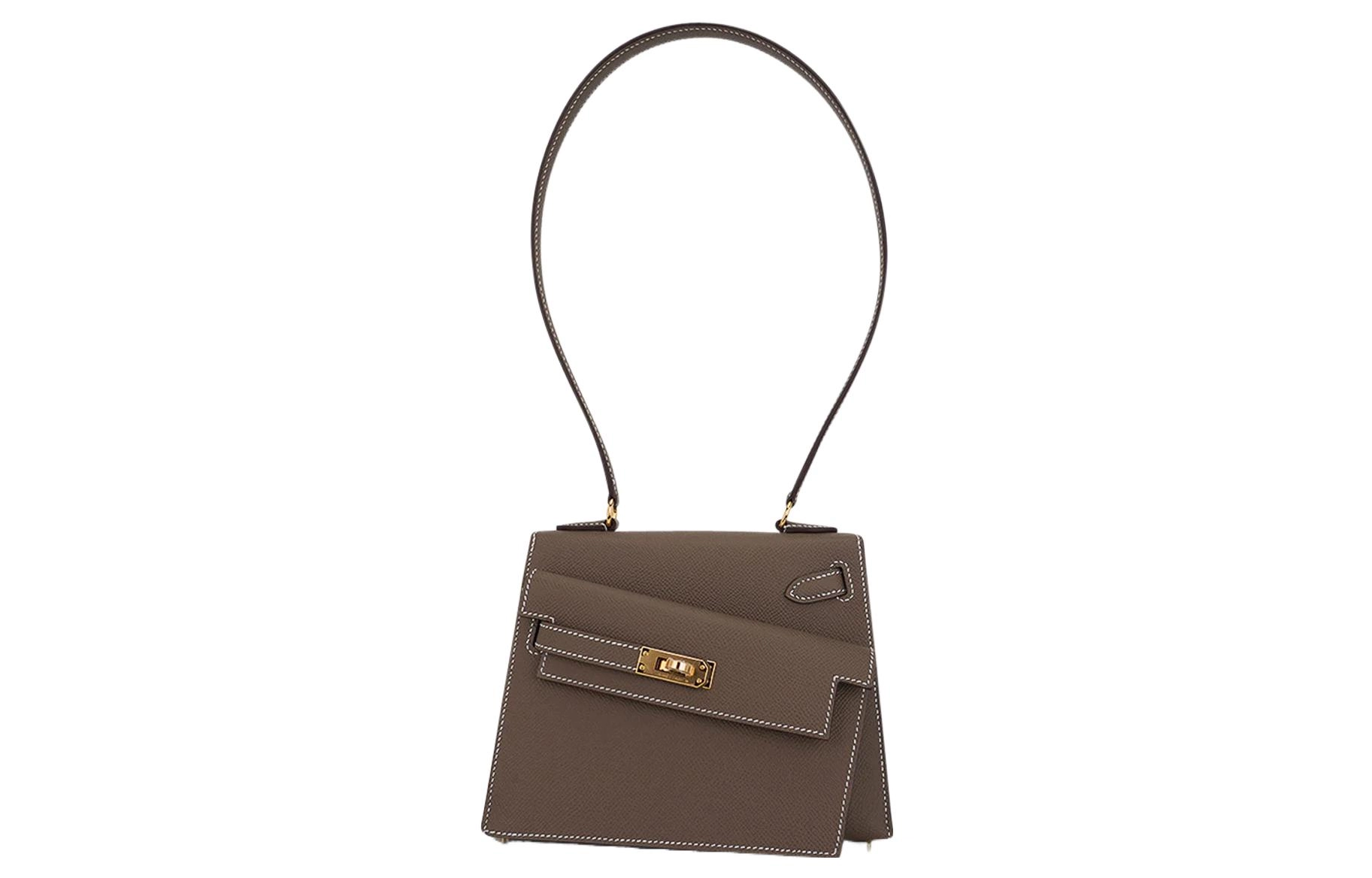 HERMES Kelly 20 disorder Epsom 18 Etoupe