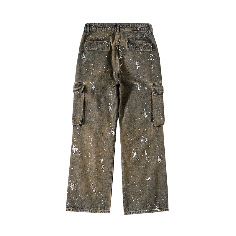 CONP Acid-washed Silver Denim