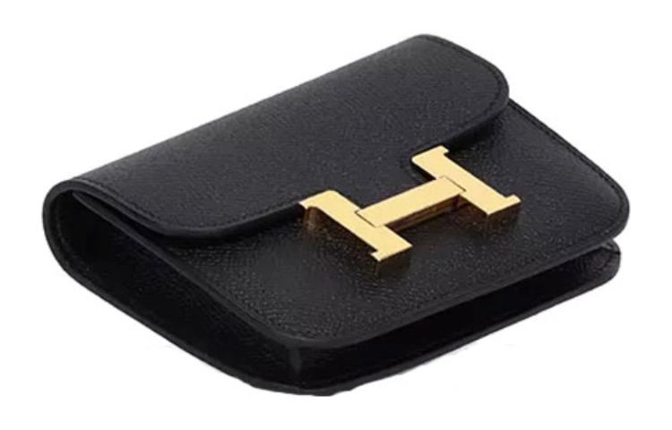 HERMES Constance Slim Epsom Noir