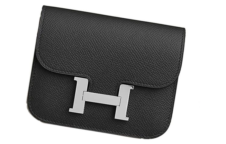 HERMES Constance Slim Epsom Noir