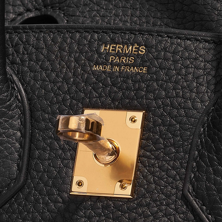 HERMES Birkin Togo 25 Noir