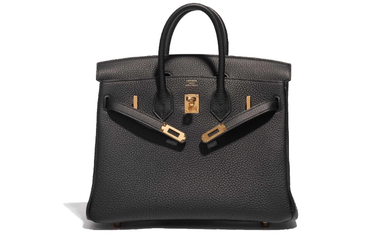 HERMES Birkin Togo 25 Noir