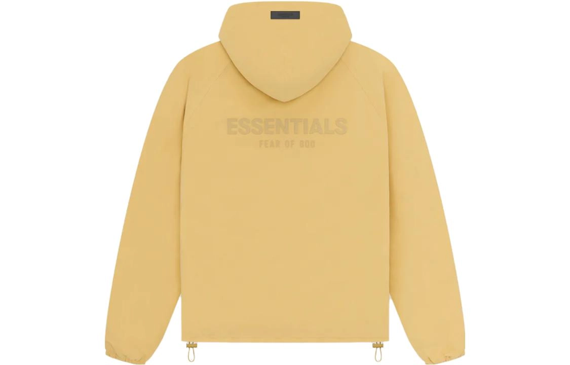 Fear of God Essentials Drop2 SS23 Essentials Fullzip Jacket Light Tuscan Logo