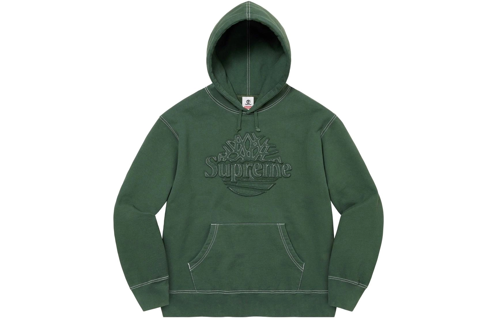 Supreme SS23 Week 8 x TIMBERLAND HOODED SWEATSHIRT Logo