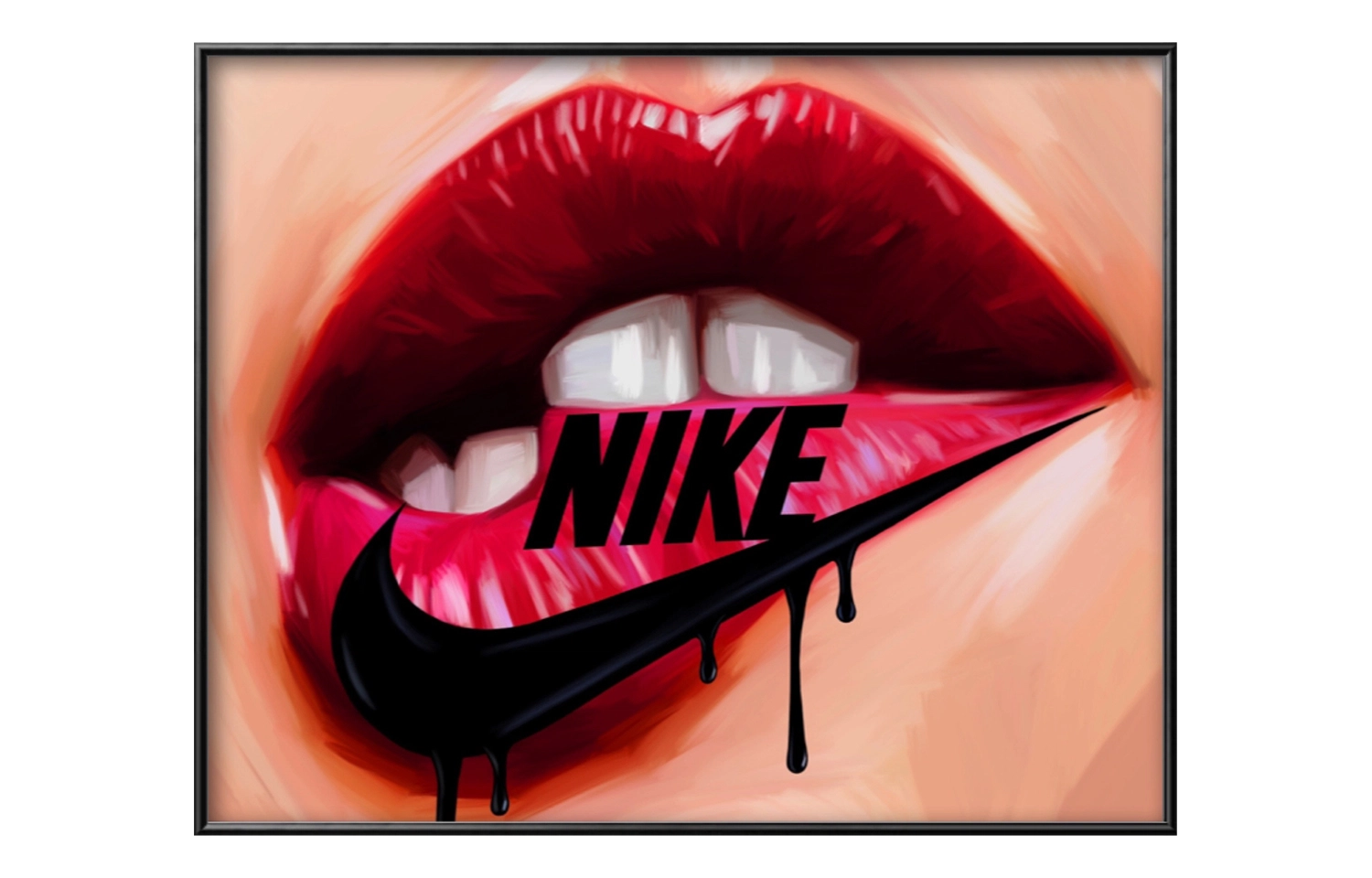 JELLY MUSCLEThe Red Lip Rebel 40*50cm
