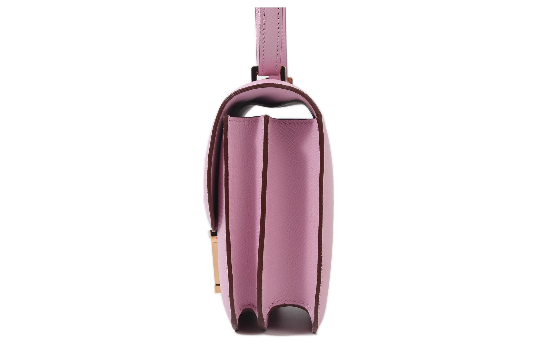 HERMES Constance 19 Epsom X9 Mauve Sylvestre