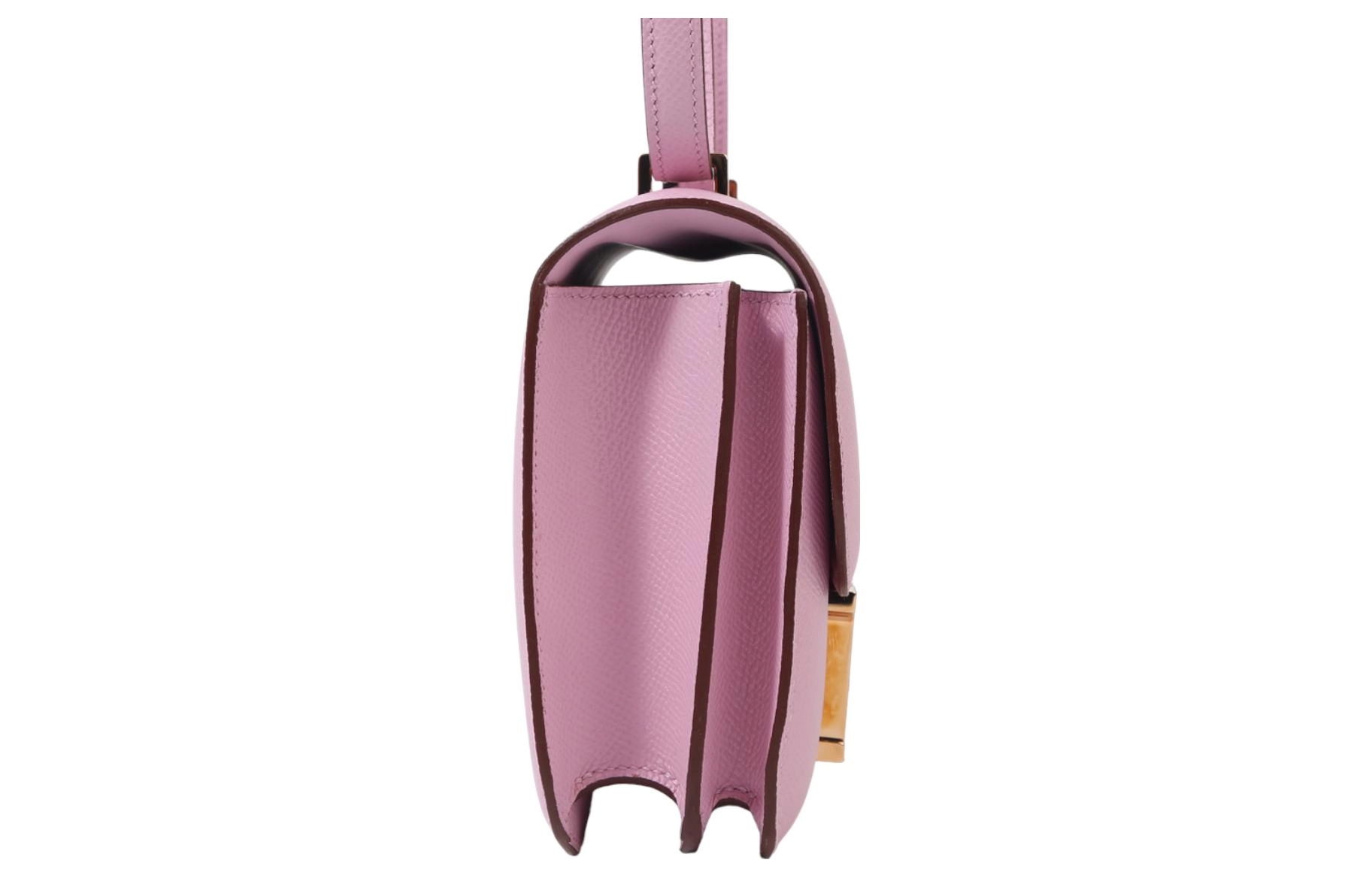 HERMES Constance 19 Epsom X9 Mauve Sylvestre