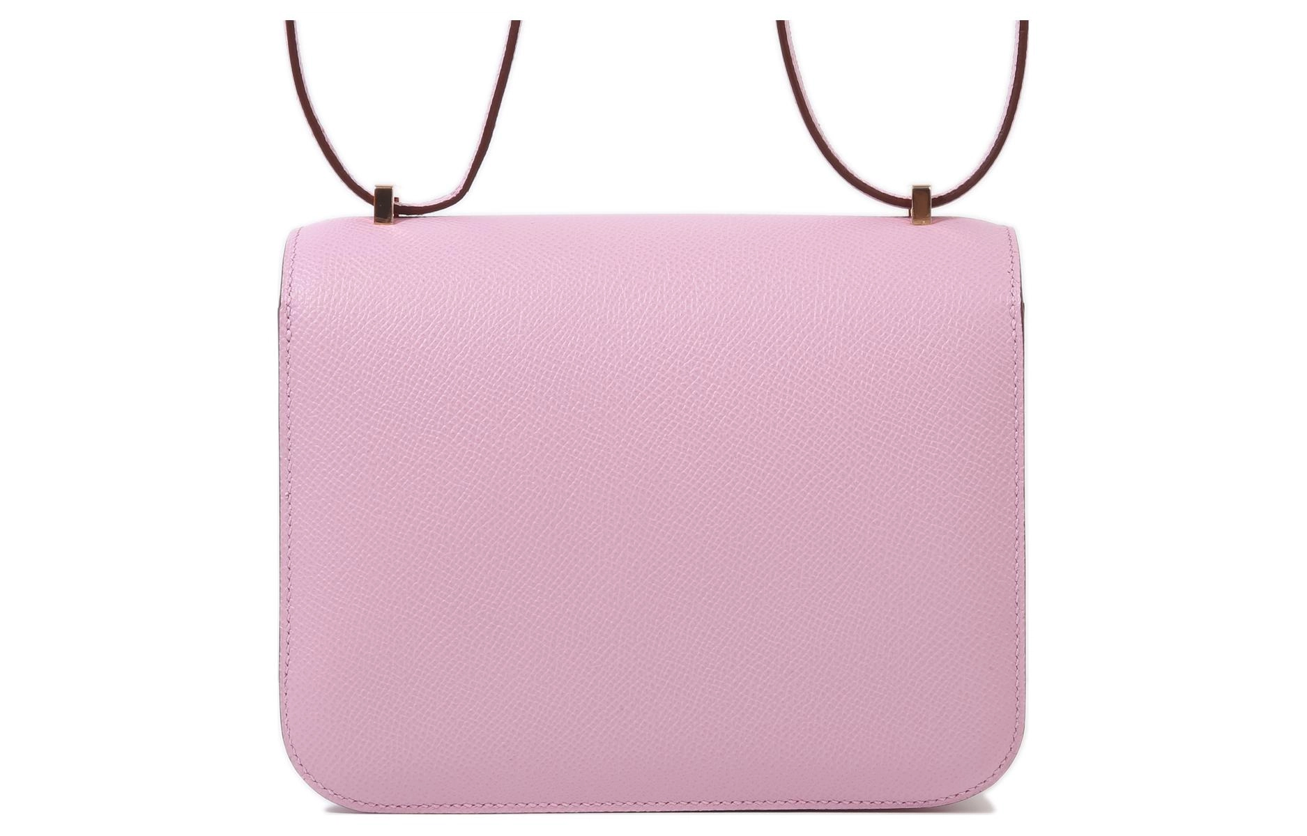 HERMES Constance 19 Epsom X9 Mauve Sylvestre