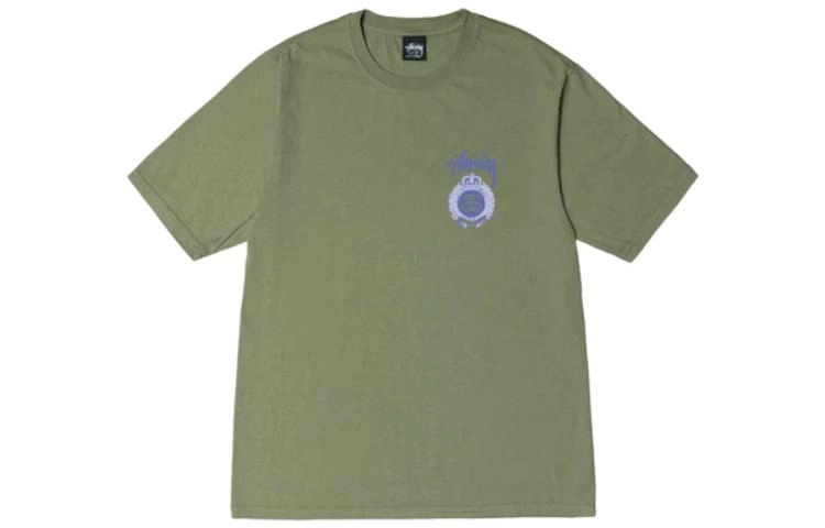 Stussy SS23 S Logo SS-LINK CROWN WREATH PIGMENT DYED TEE logo T