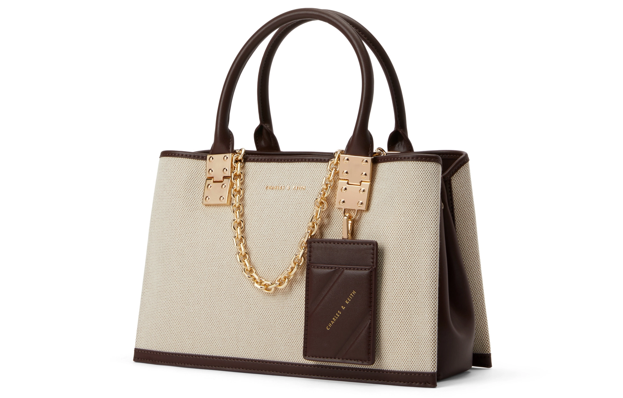 CHARLESKEITH pu Dark BrownBeige