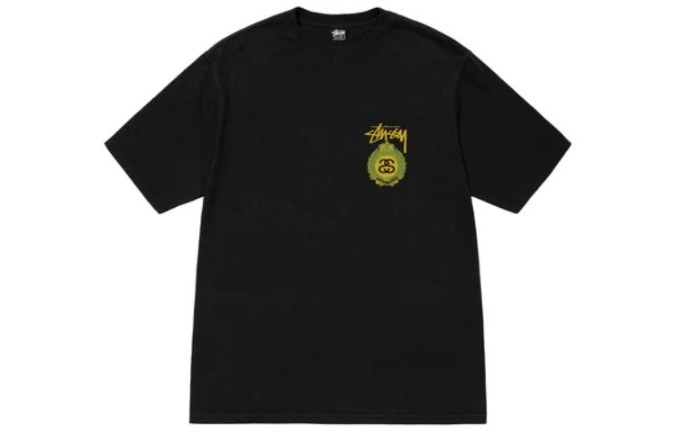 Stussy SS23 S Logo SS-LINK CROWN WREATH PIGMENT DYED TEE logo T