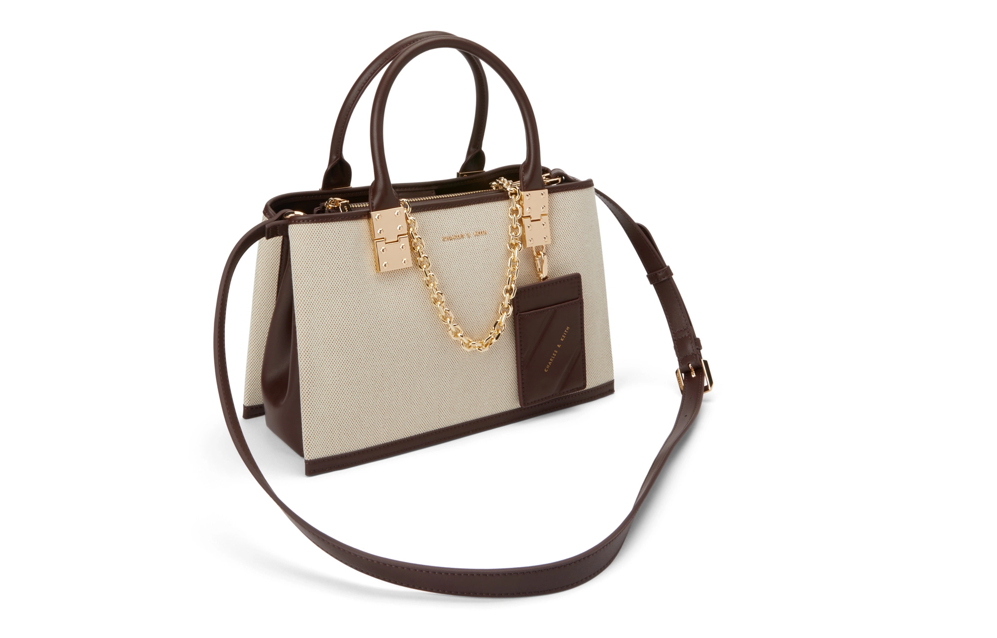 CHARLESKEITH pu Dark BrownBeige