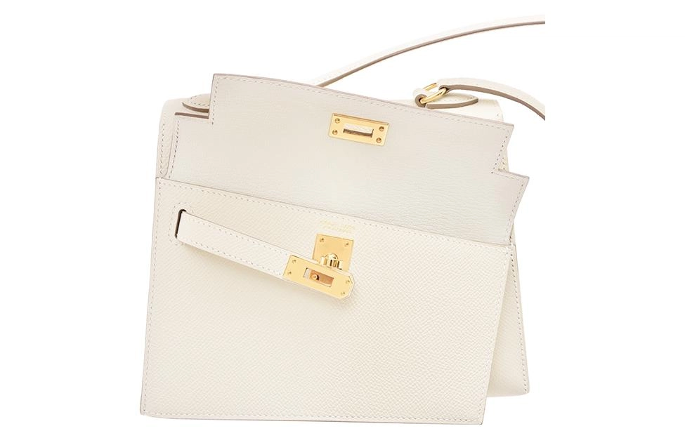 HERMES Kelly 20 disorder Epsom 10 Craie