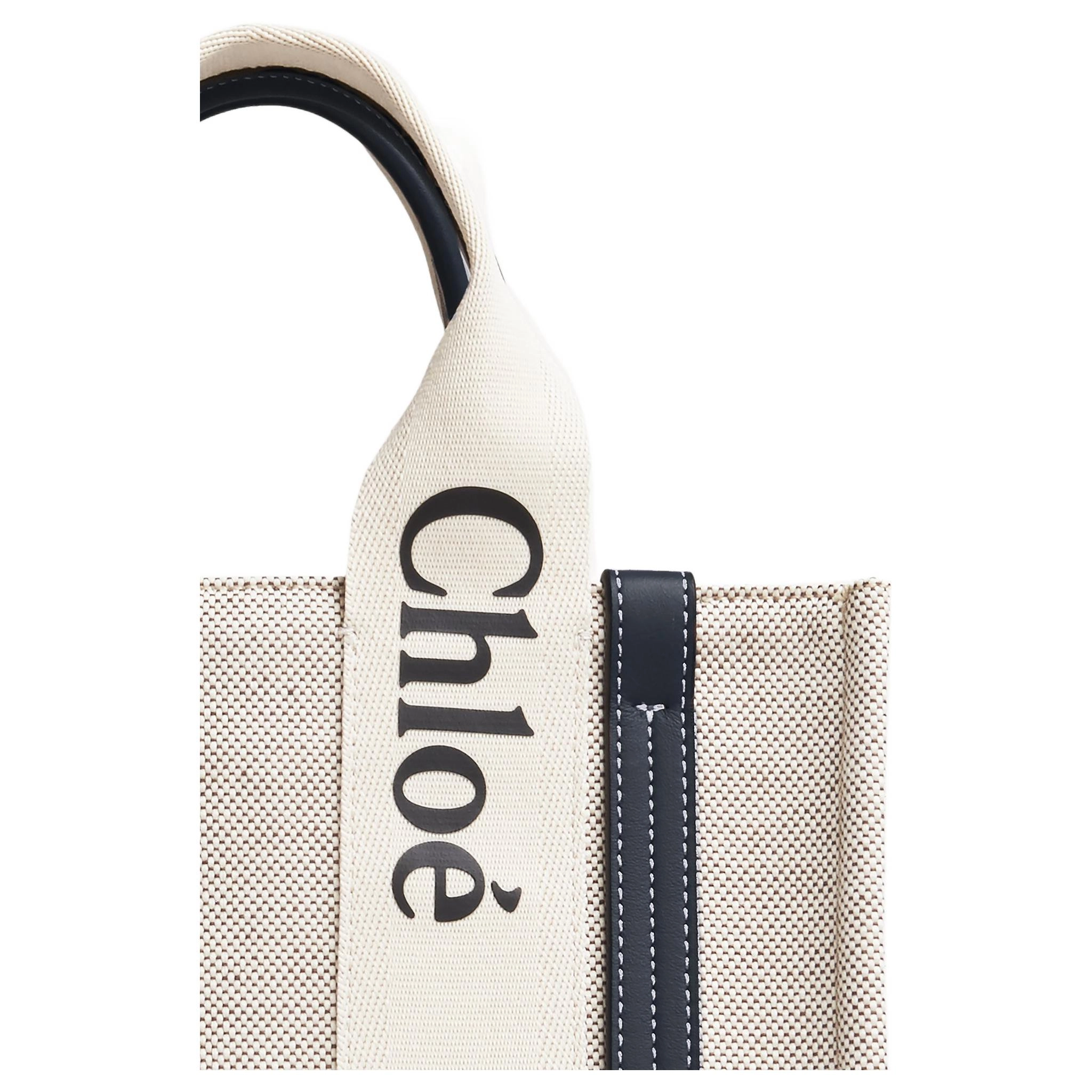Chloe Woody Logo Tote