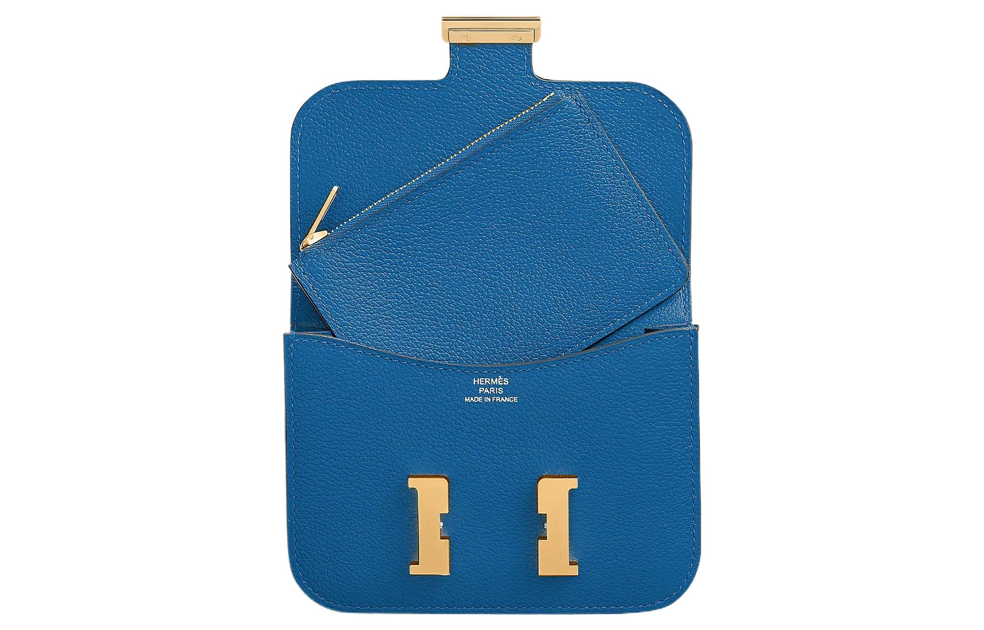 HERMES Constance Slim Evercolor 71 Bleu France