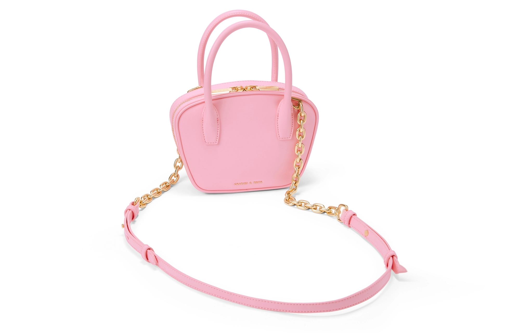 CHARLESKEITH PU WhiteChocolatePink