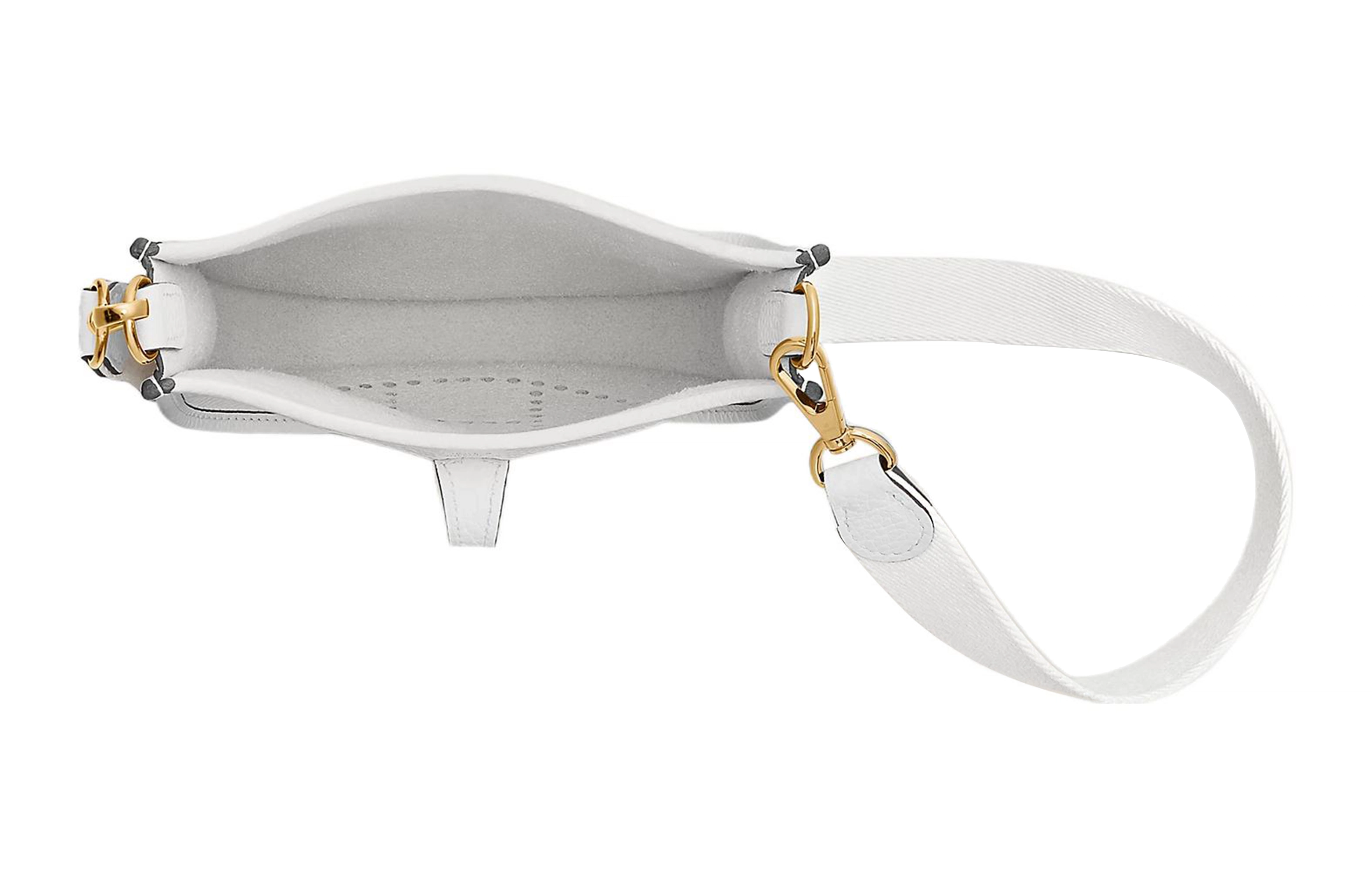 HERMES Evelyne 16 Clemence NEW WHITE