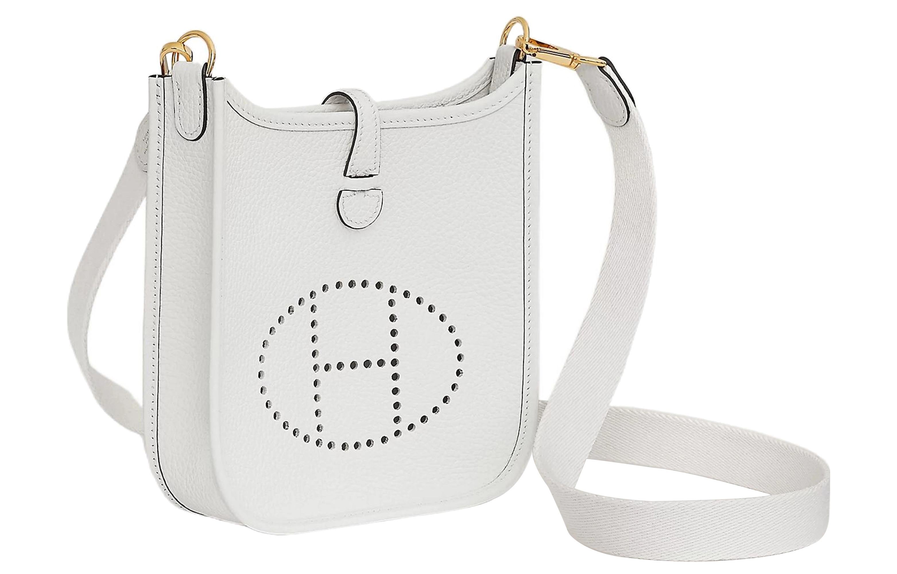 HERMES Evelyne 16 Clemence NEW WHITE