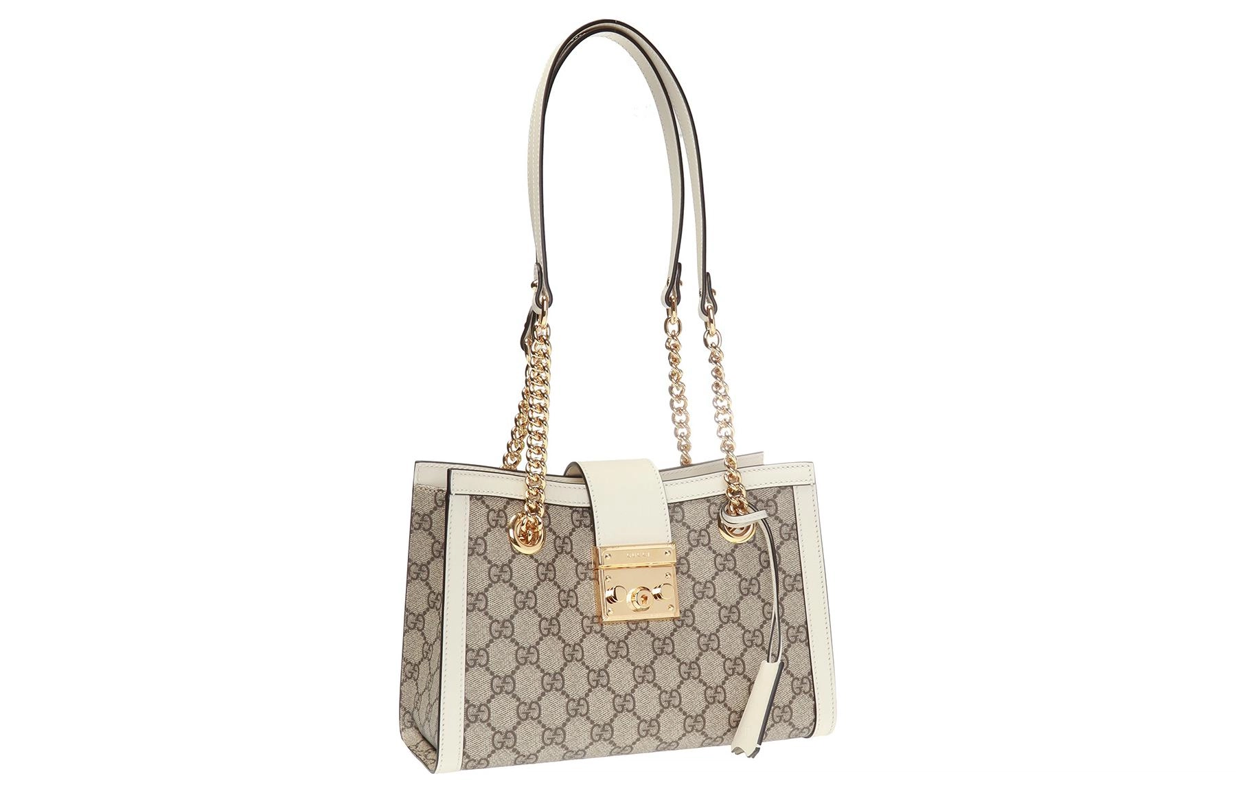 GUCCI Padlock Logo Tote