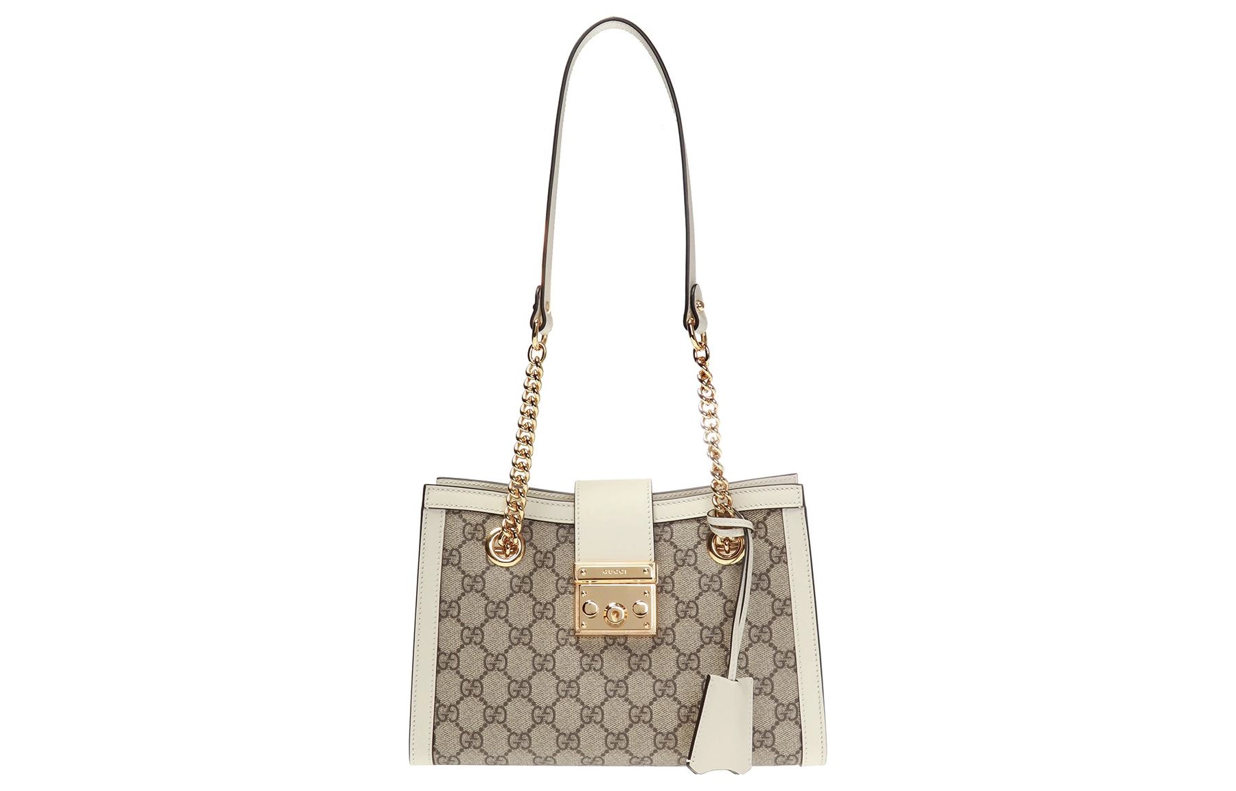 GUCCI Padlock Logo Tote