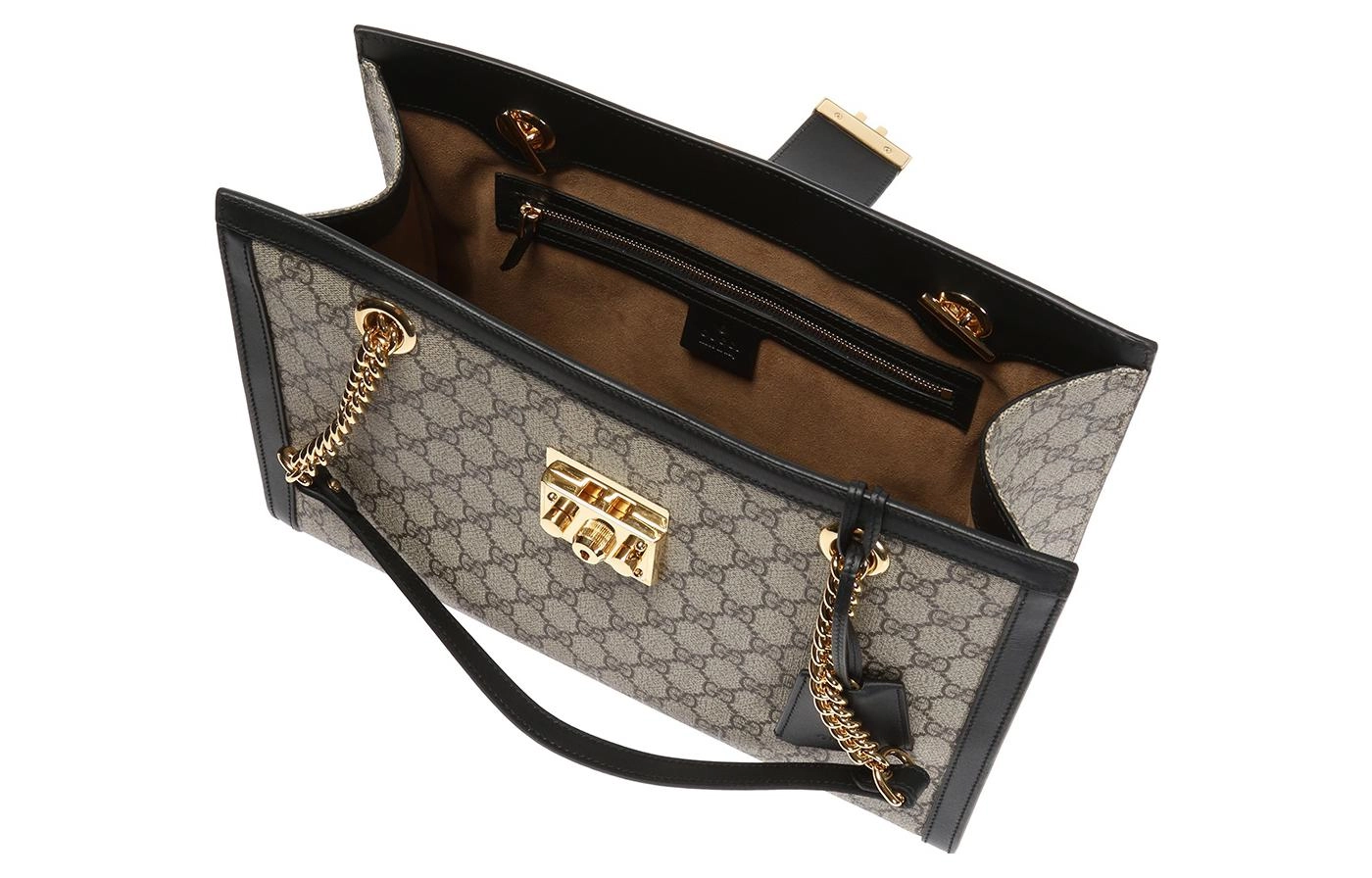 GUCCI Padlock Logo Tote