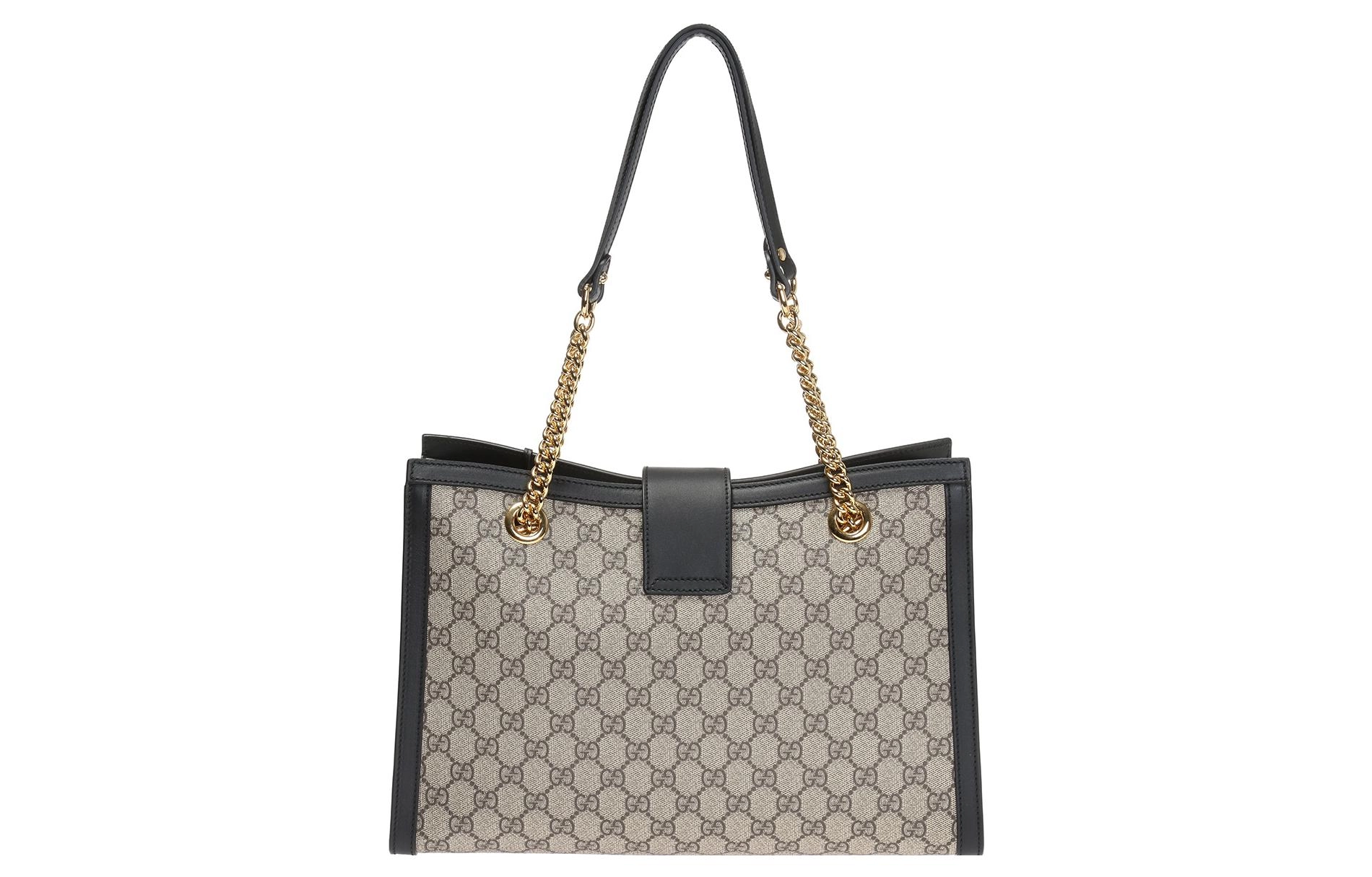 GUCCI Padlock Logo Tote