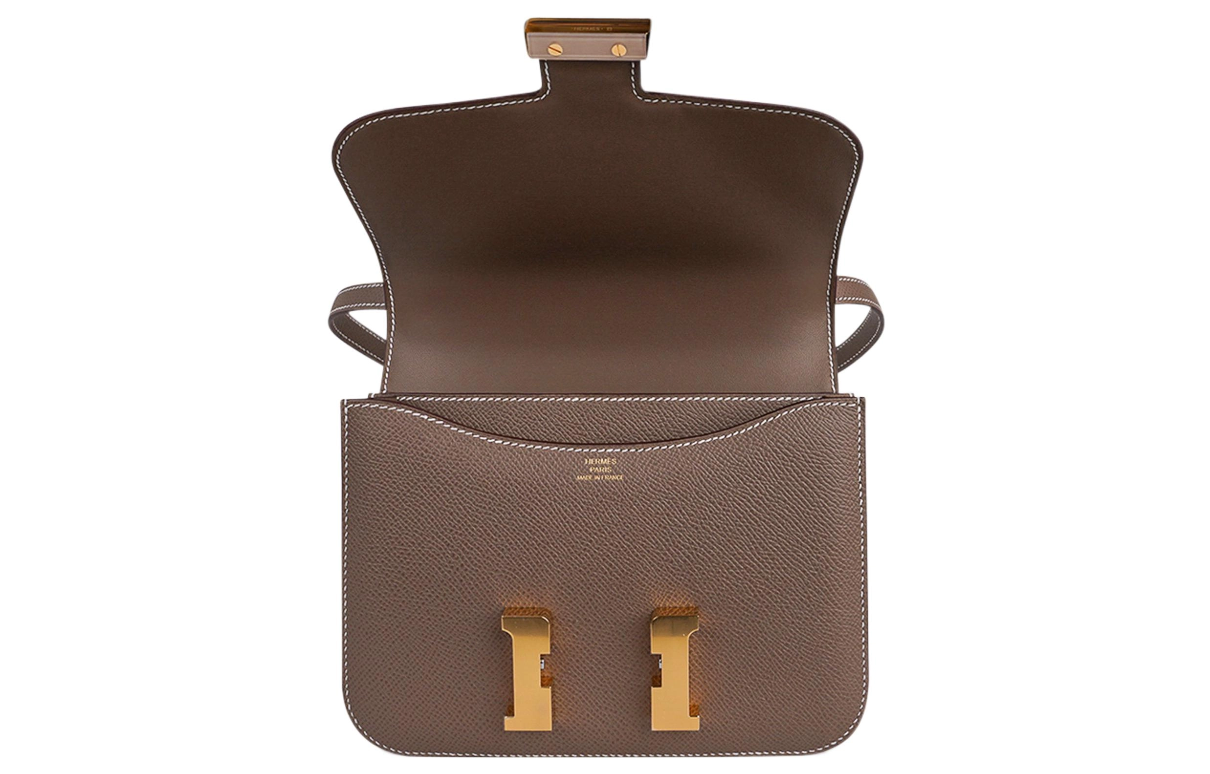 HERMES Constance 19 Epsom 18 Etoupe