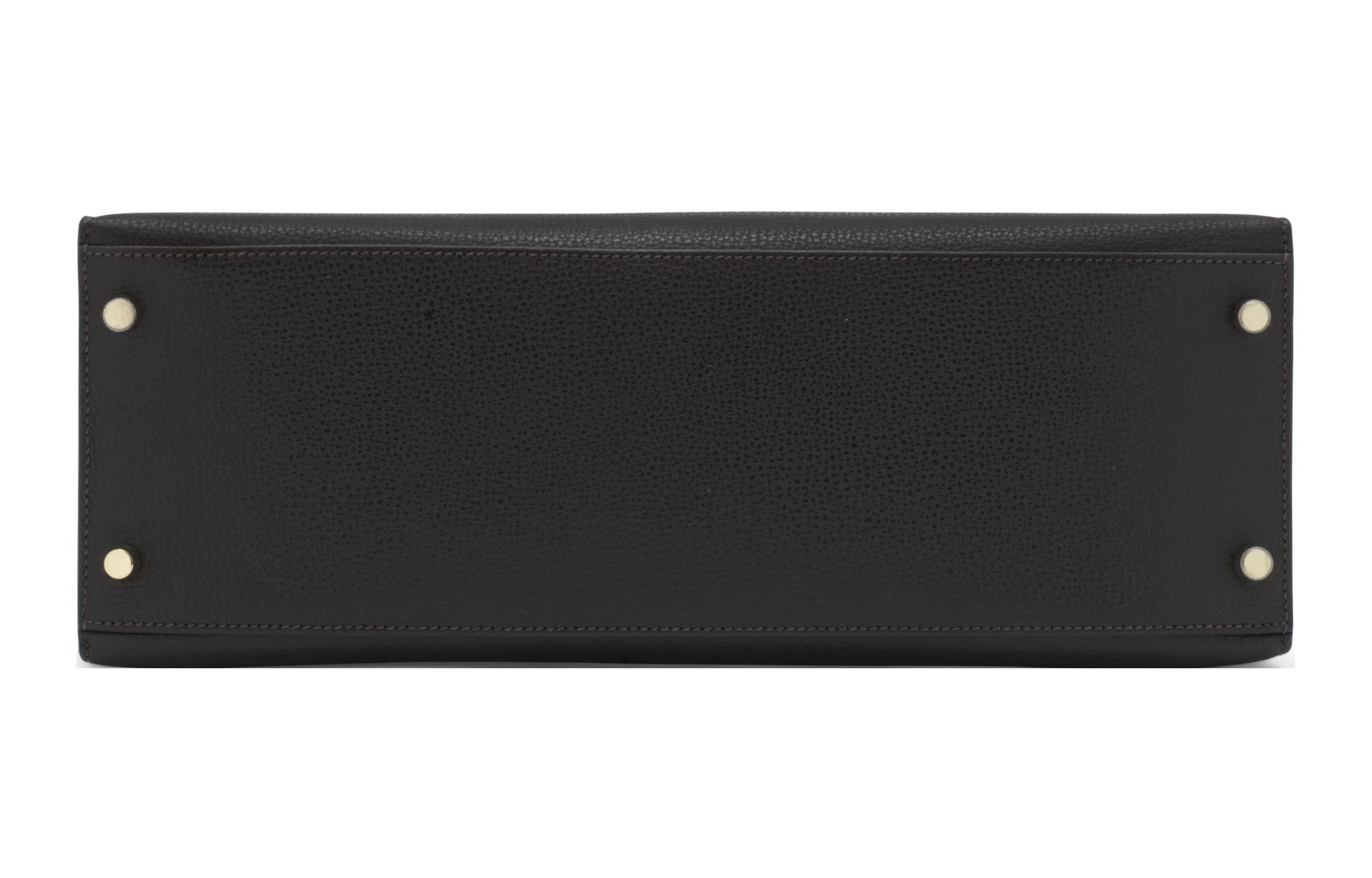 HERMES Kelly 25 Epsom Noir
