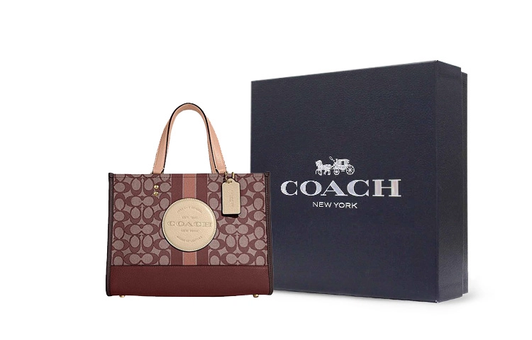 COACH Dempsey 30 Logo Tote