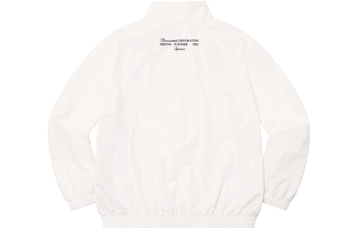 Supreme x BERNADETTE CORPORATION SS23 WEEK13 TRACK JACKET logo