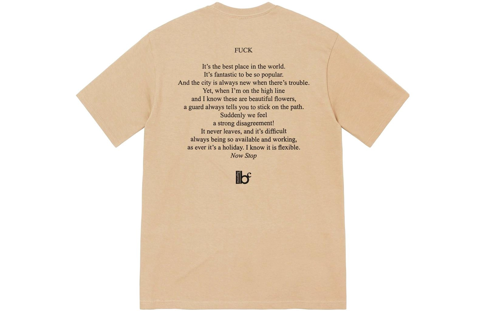 Supreme x BERNADETTE CORPORATION SS23 WEEK13 TEE LogoT
