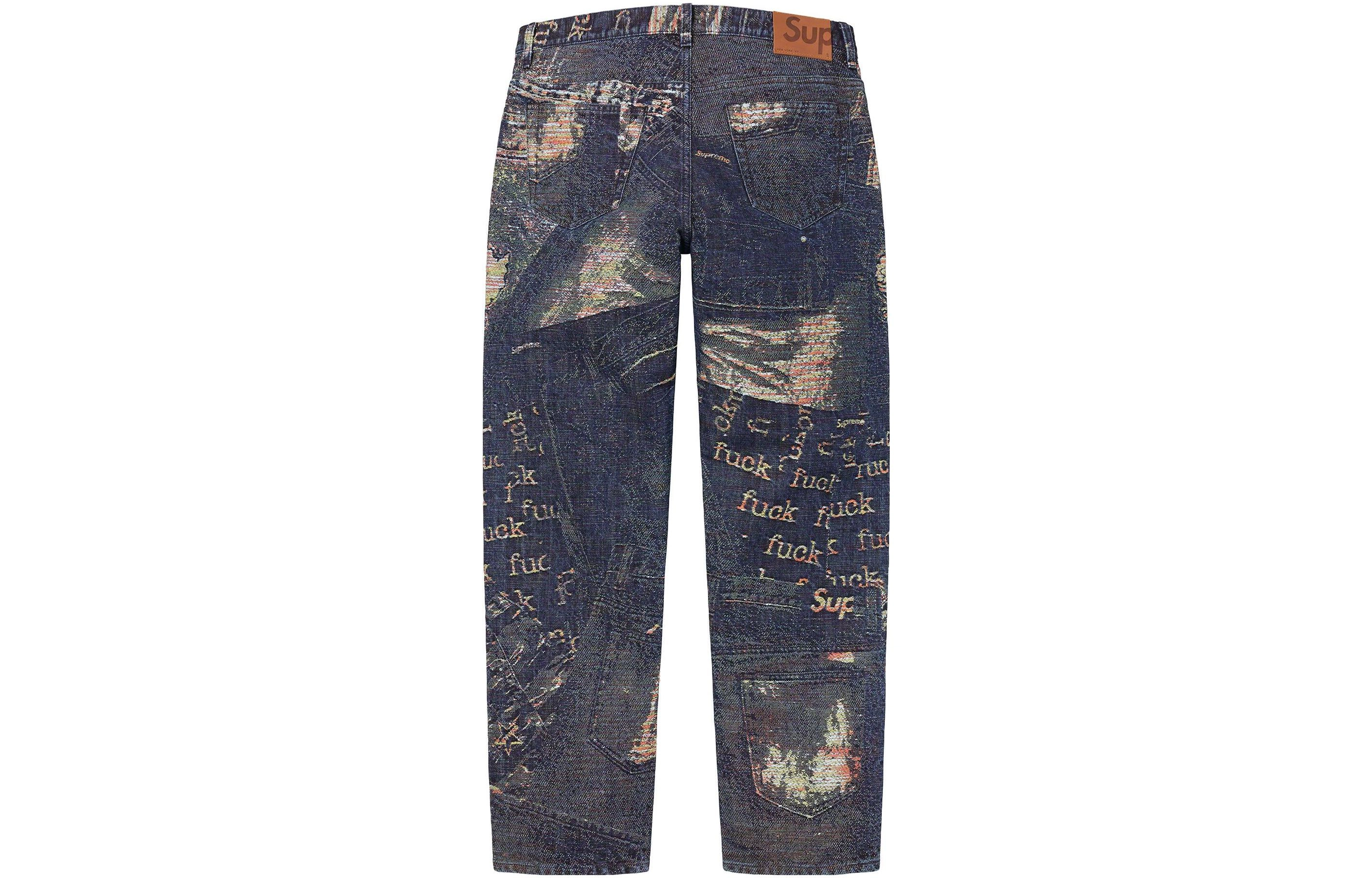 Supreme SS23 Week14 ARCHIVE DENIM JACQUARD REGULAR JEAN