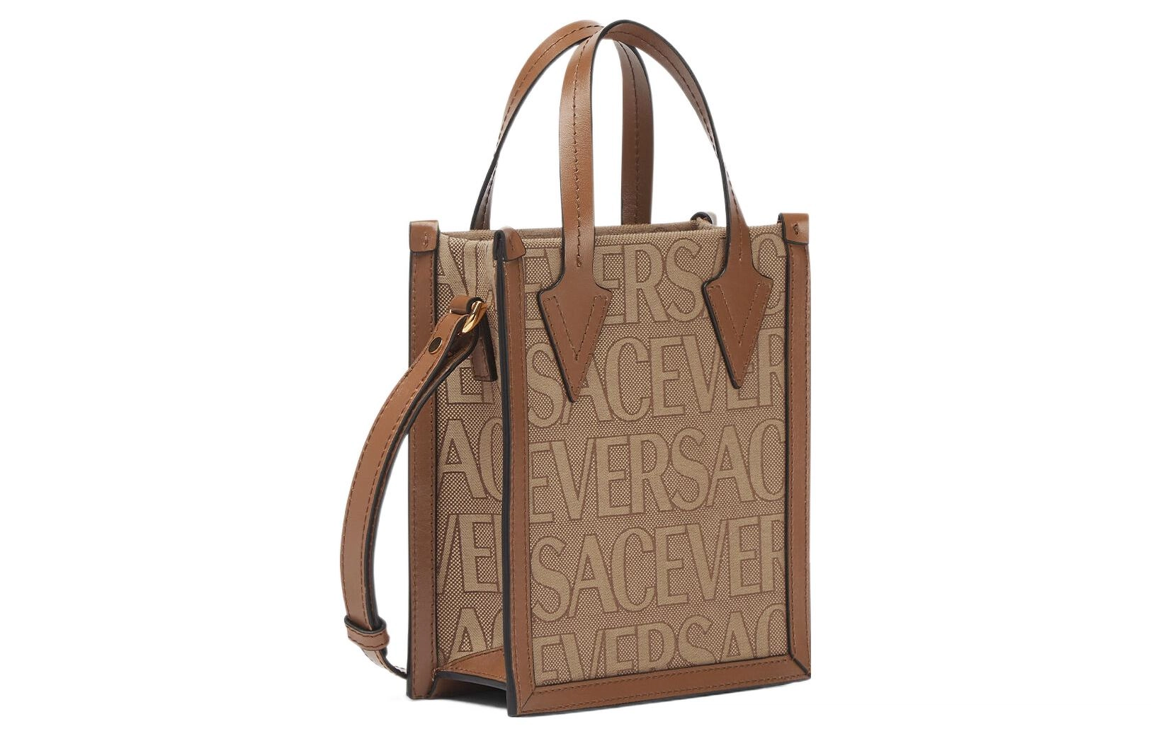 VERSACE Allover Logo Tote
