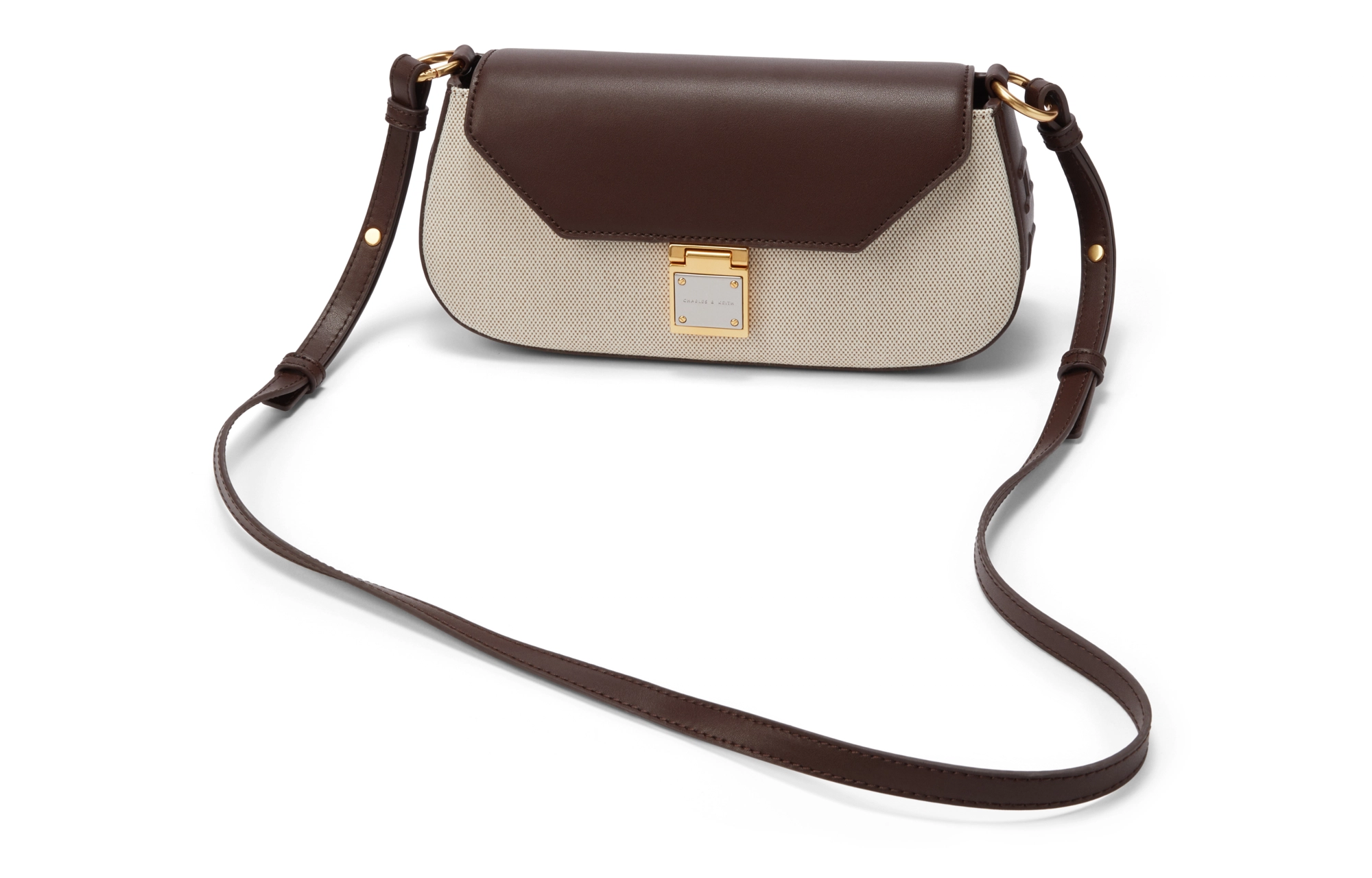 CHARLESKEITH PU Dark BrownBeige