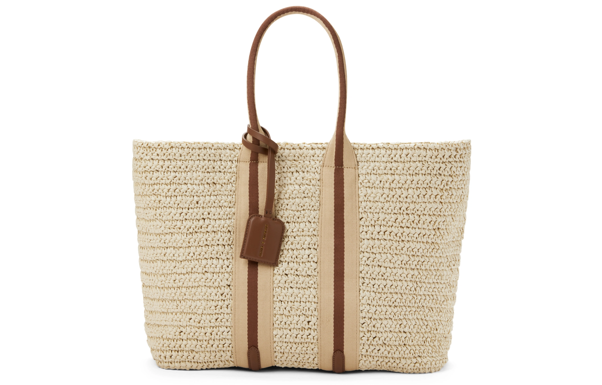 CHARLESKEITH Tote ChocolateWhite