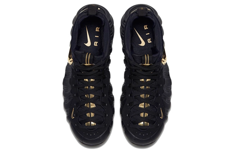 Nike Foamposite Pro black metallic gold