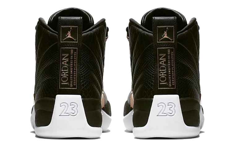 Jordan Air Jordan 12 Retro Black Metallic Gold White