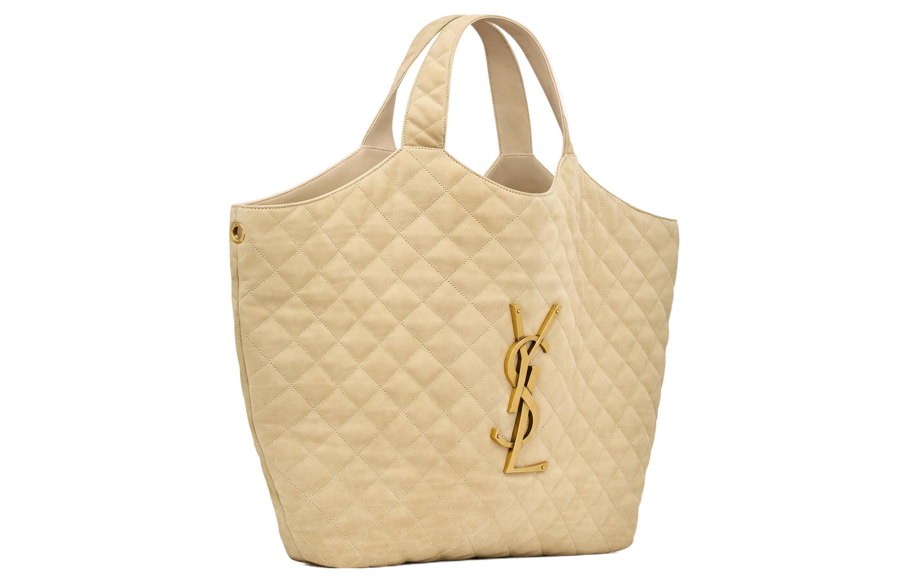 SAINT LAURENT YSL Icare Maxi Logo Tote