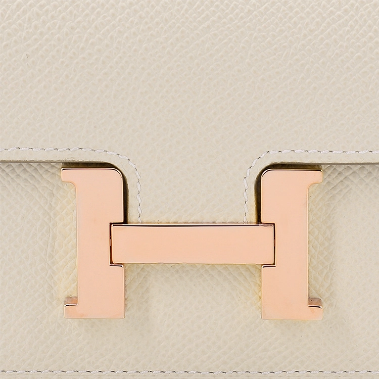 HERMES Constance Slim Epsom 10 Craie