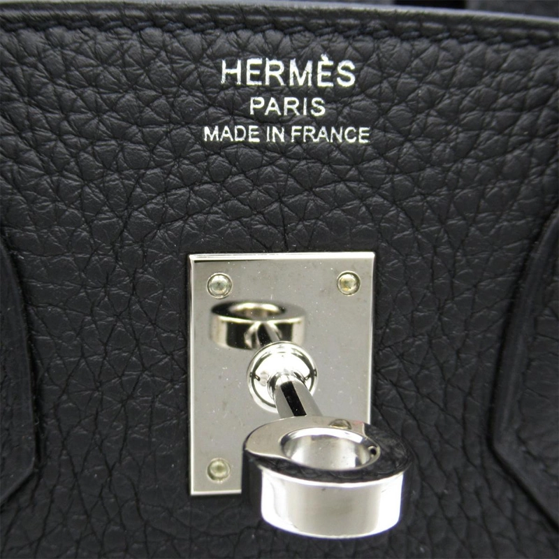 HERMES Birkin 25 Togo Noir