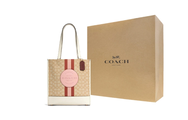 COACH Dempsey 30 Logo Tote