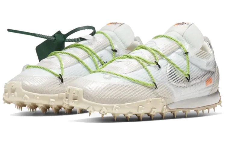 OFF-WHITE x Nike Waffle Racer Electric Green'