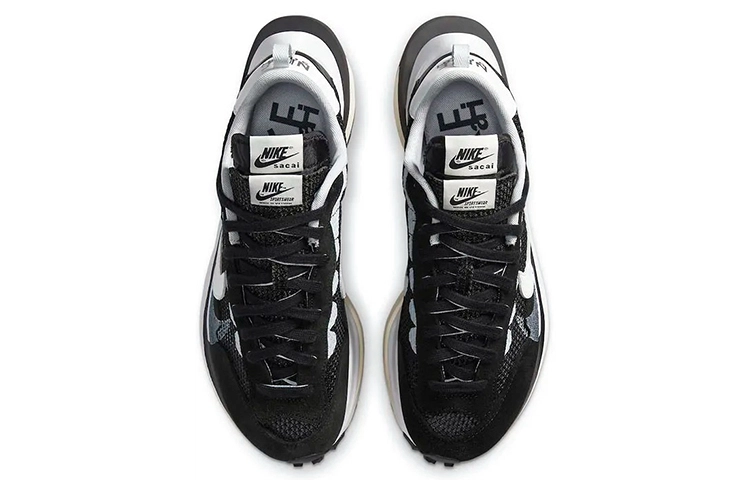 Sacai x Nike VaporWaffle black and white