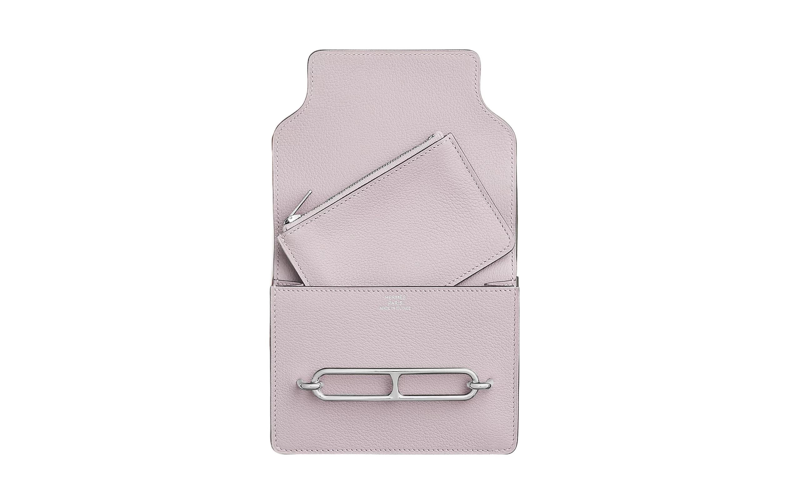 HERMES Roulis Slim Evercolor 09 Mauve Pale